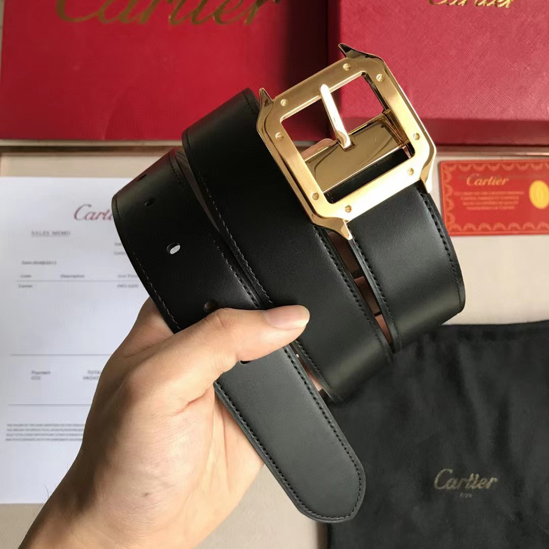 Cartier 34mm Leather  Belt  - DopestKickz