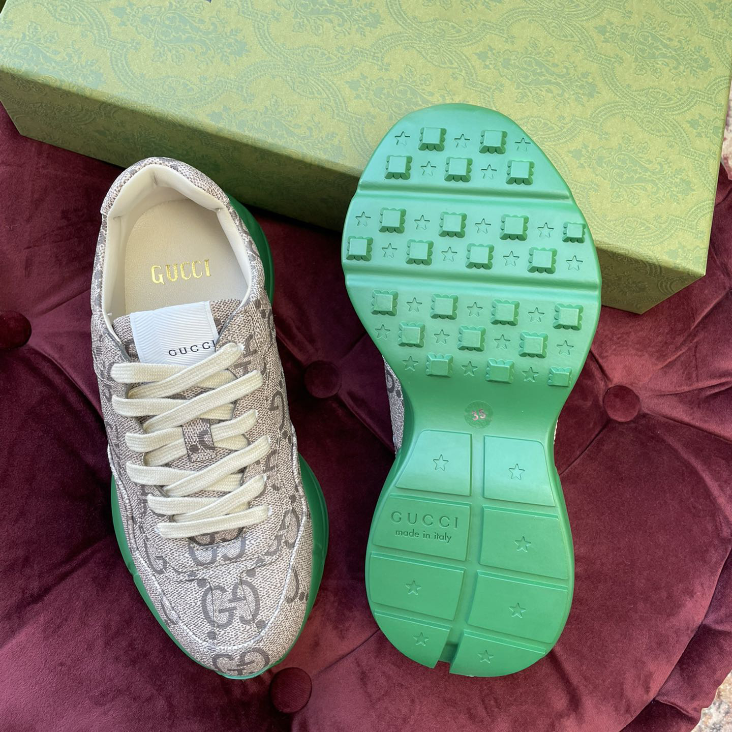 Gucci 100 Special Series Rhyton Sneakers - DopestKickz