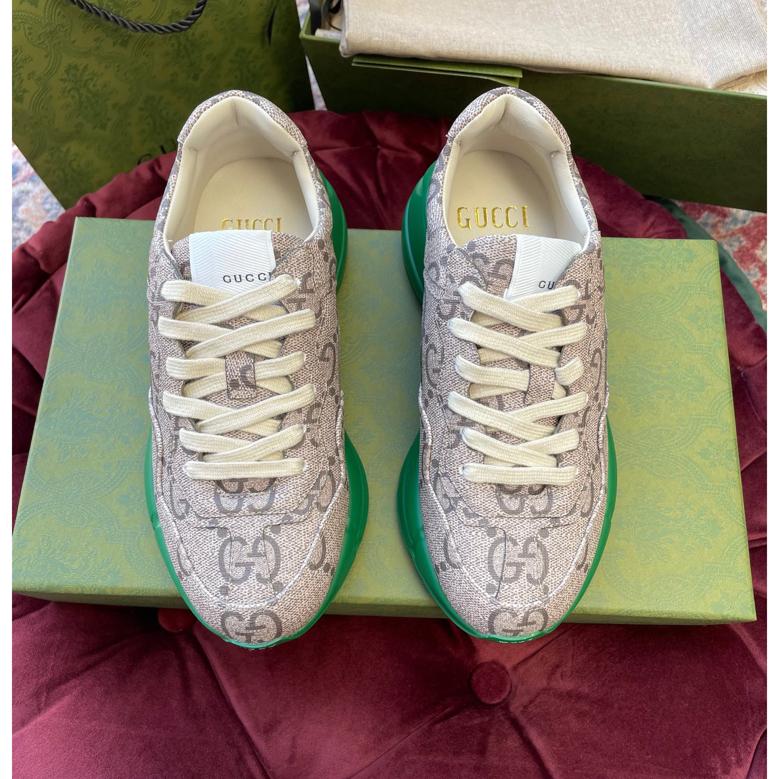Gucci 100 Special Series Rhyton Sneakers - DopestKickz