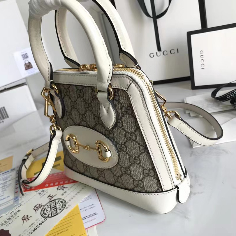 Gucci GG Horsebit 1955 Mini Handle Bag（20-19.5-7.5CM） - DopestKickz