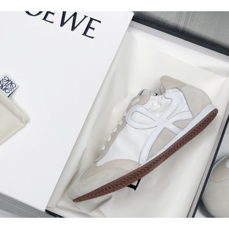 Loewe Ballet Runner In Nylon And Calfskin - DopestKickz