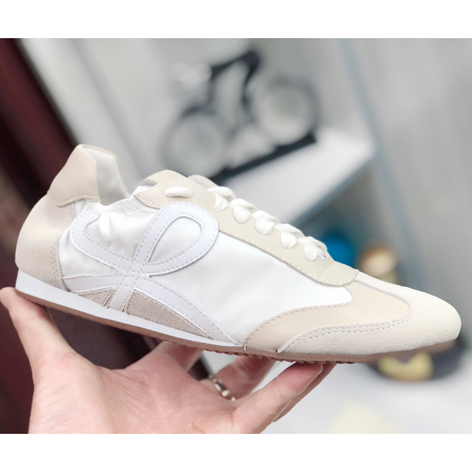 Loewe Ballet Runner In Nylon And Calfskin - DopestKickz