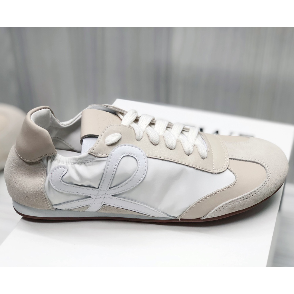 Loewe Ballet Runner In Nylon And Calfskin - DopestKickz
