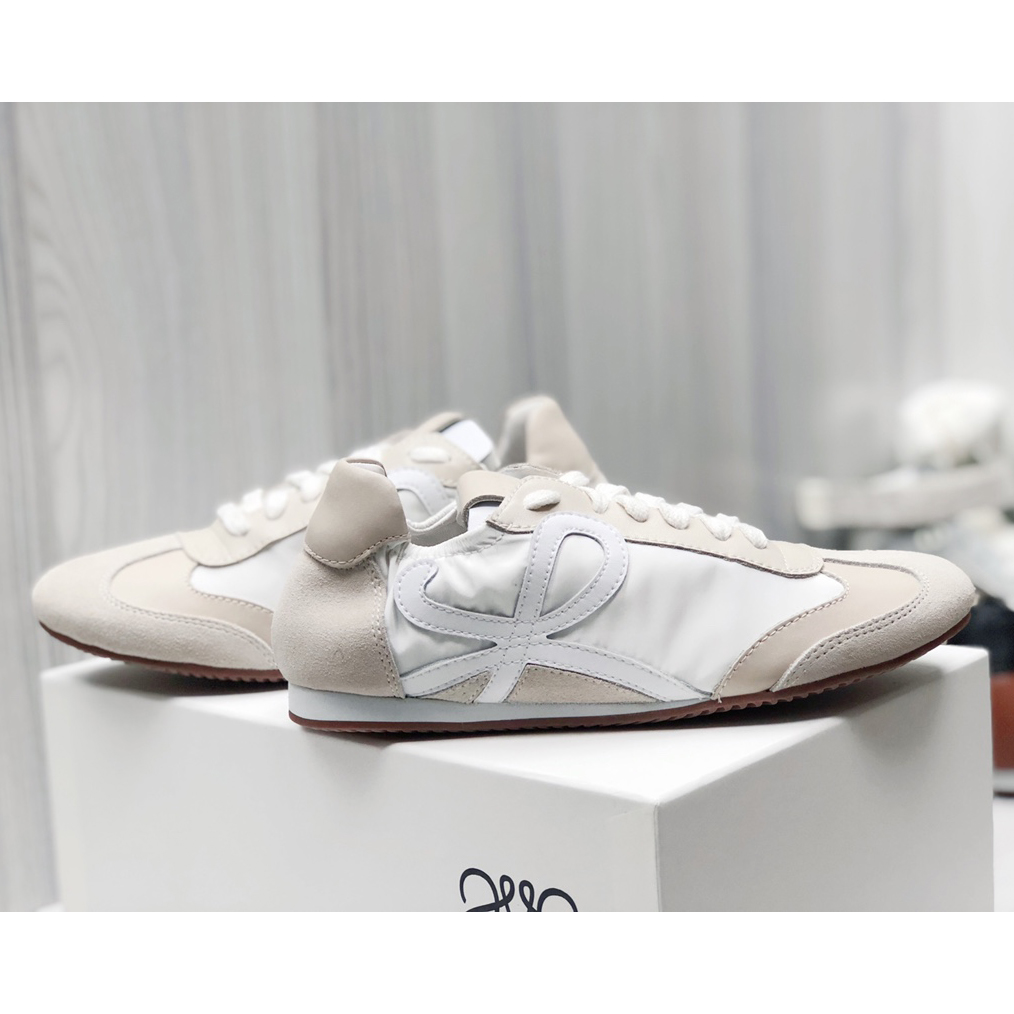 Loewe Ballet Runner In Nylon And Calfskin - DopestKickz