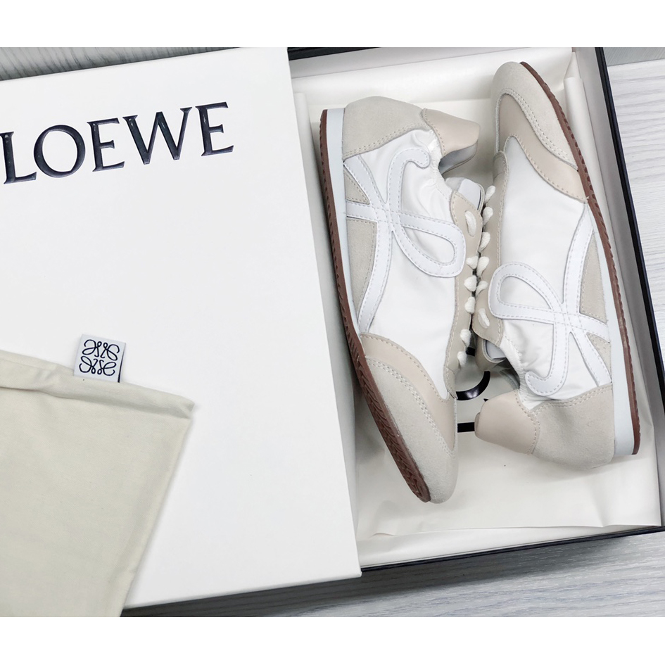 Loewe Ballet Runner In Nylon And Calfskin - DopestKickz