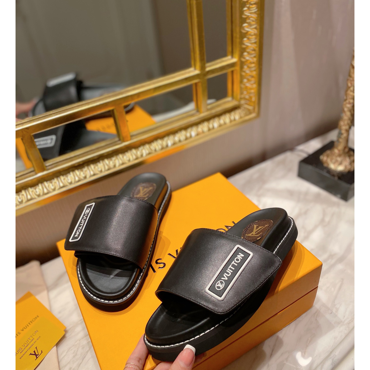 Louis Vuitton Monogram Slipper - DopestKickz