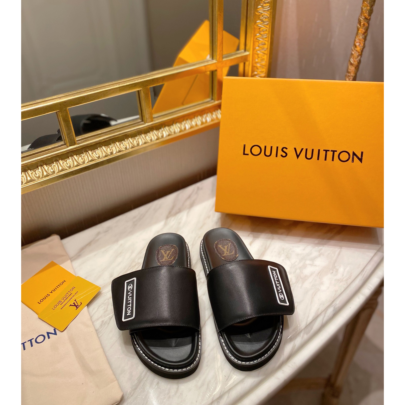 Louis Vuitton Monogram Slipper - DopestKickz