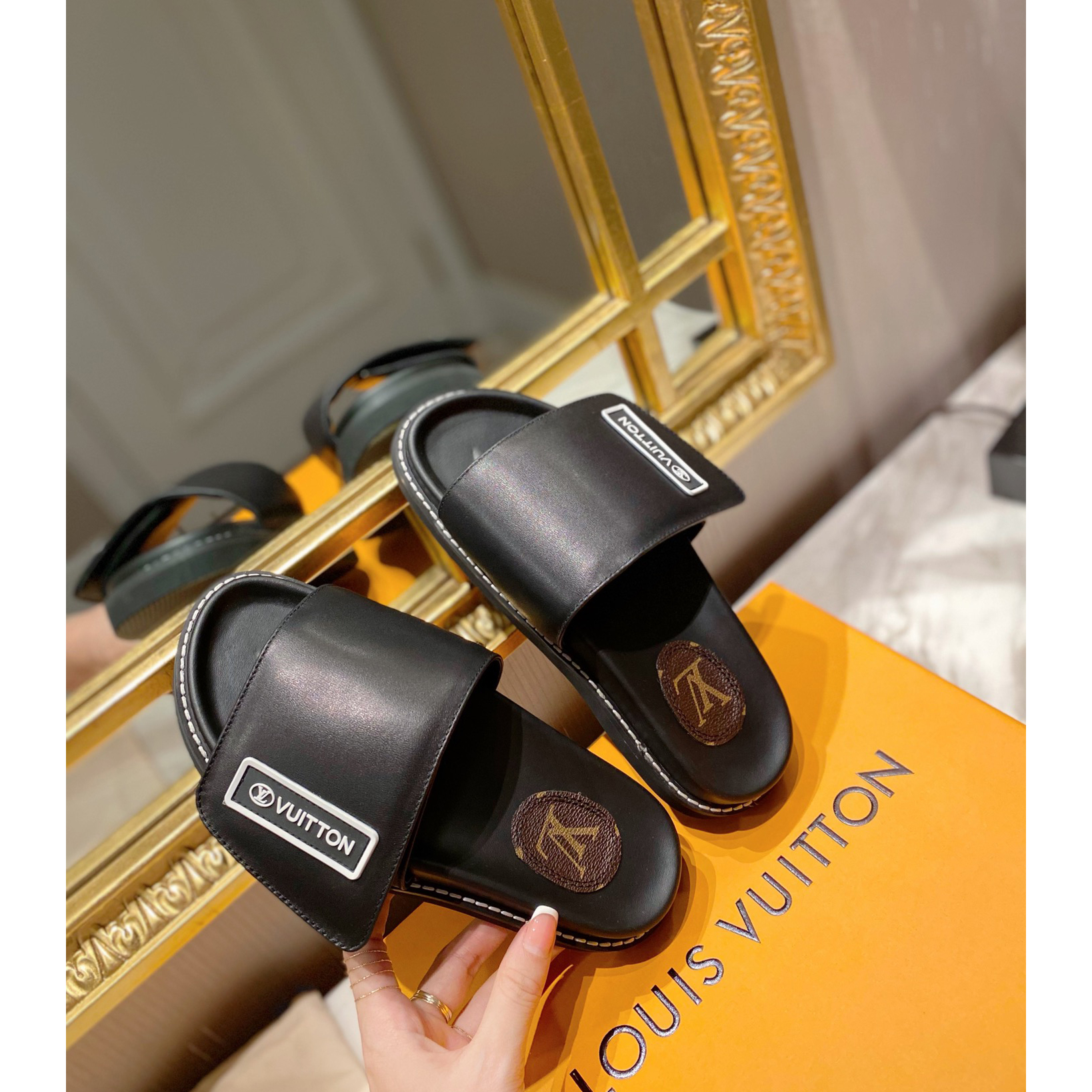 Louis Vuitton Monogram Slipper - DopestKickz