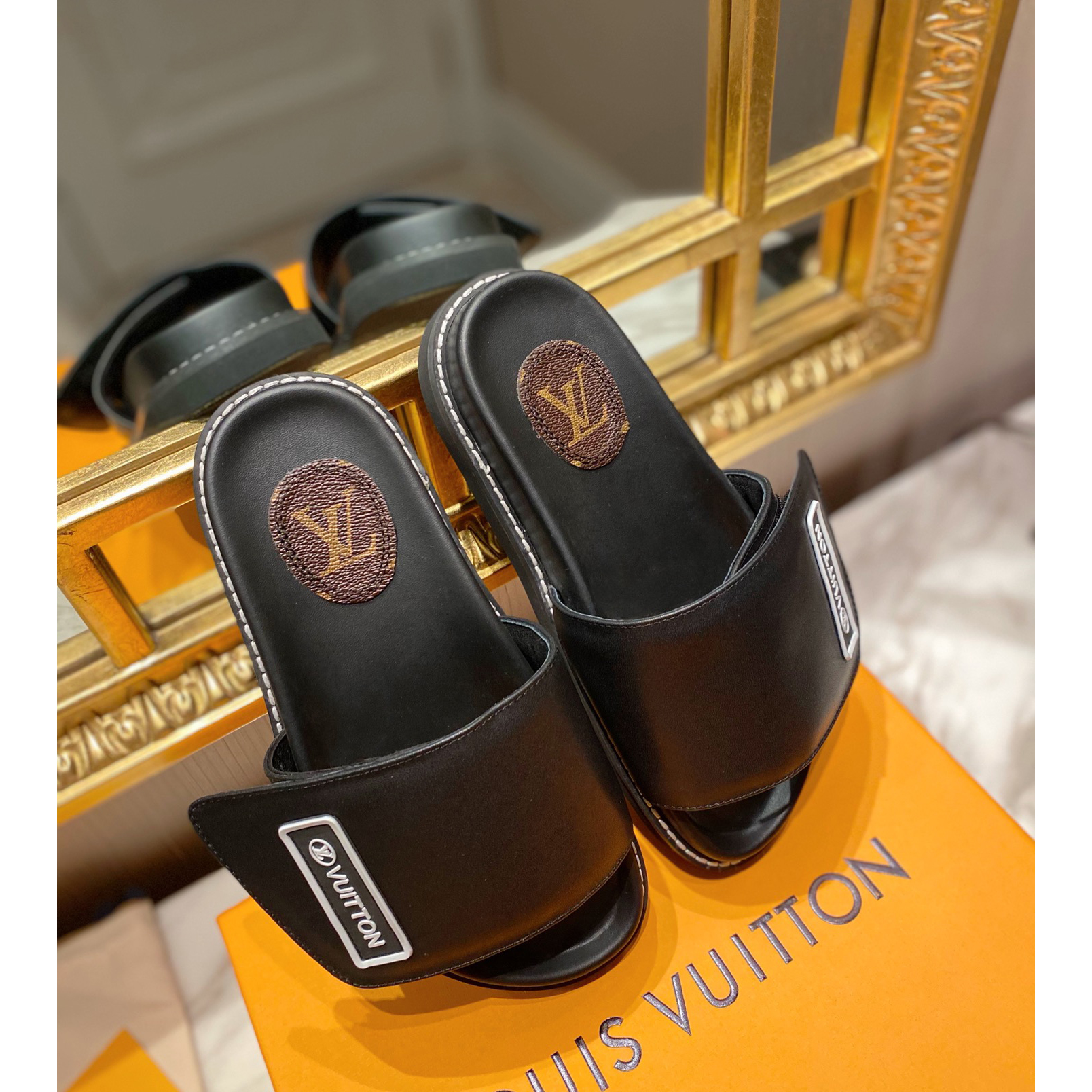 Louis Vuitton Monogram Slipper - DopestKickz
