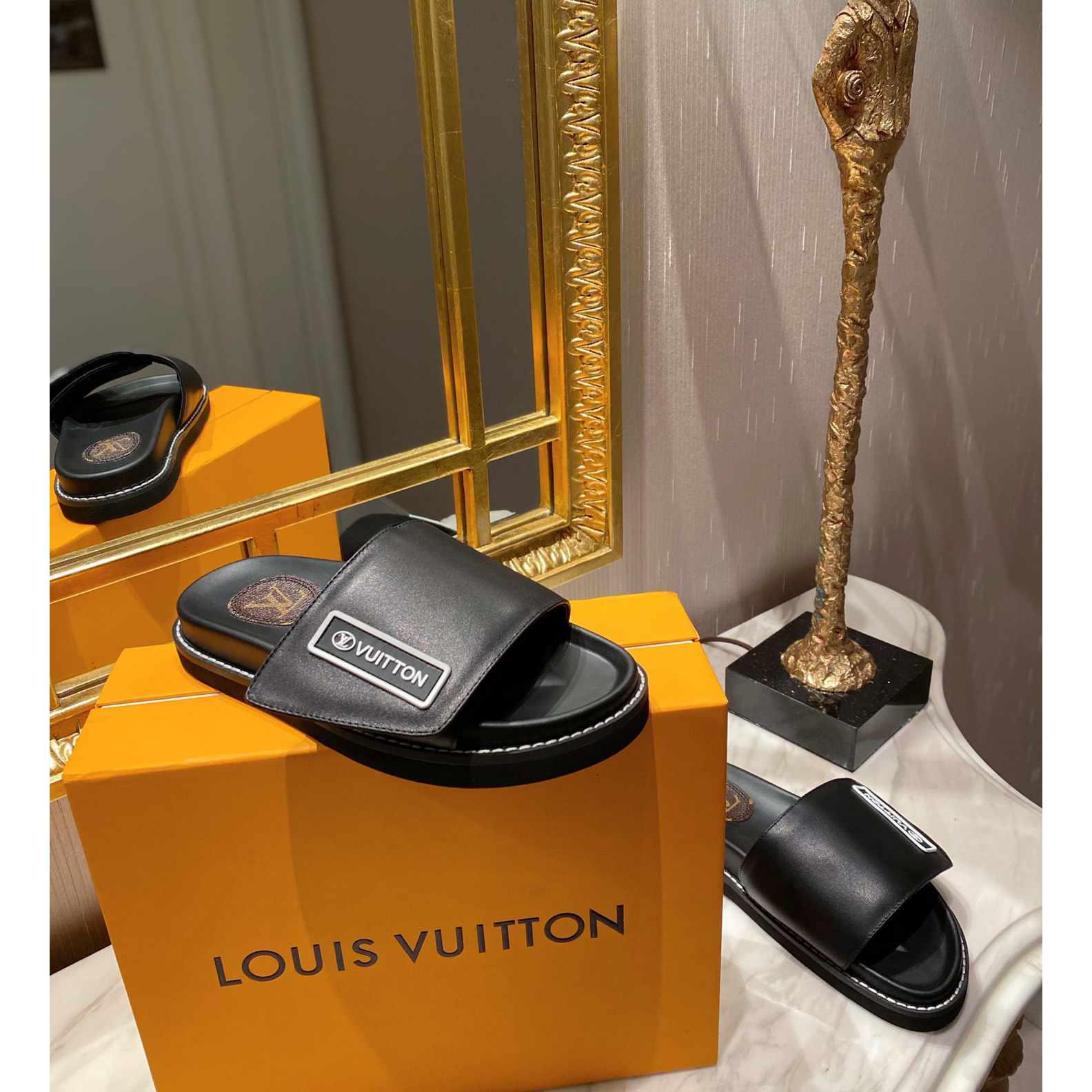 Louis Vuitton Monogram Slipper - DopestKickz