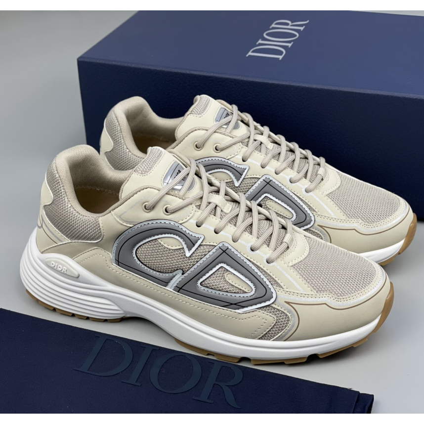 Dior B30 Sneaker White Mesh And Technical Fabric - DopestKickz