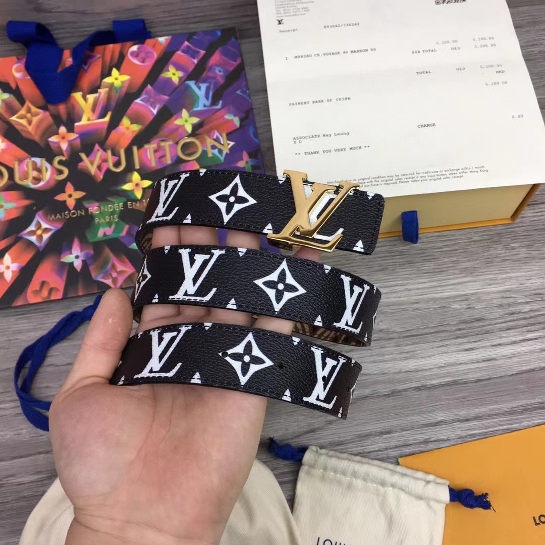 Louis Vuitton Squared Belt - DopestKickz