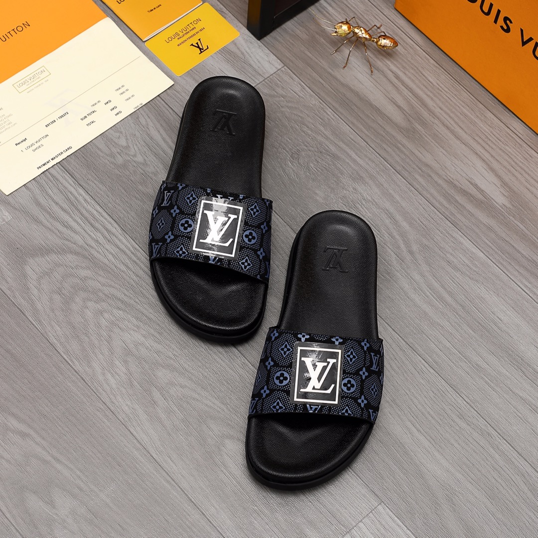 Louis Vuitton Monogram Slippers - DopestKickz