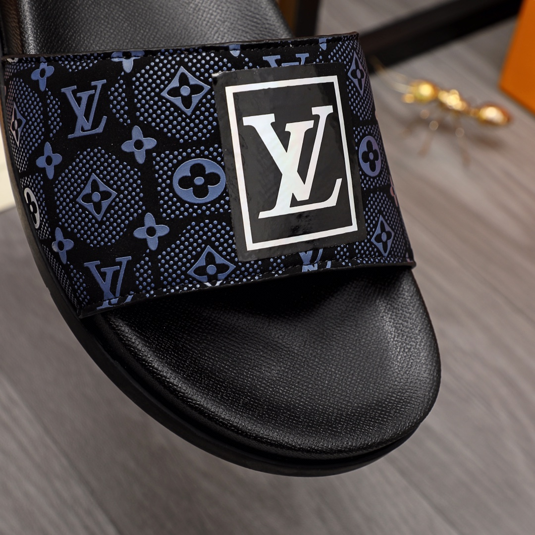 Louis Vuitton Monogram Slippers - DopestKickz