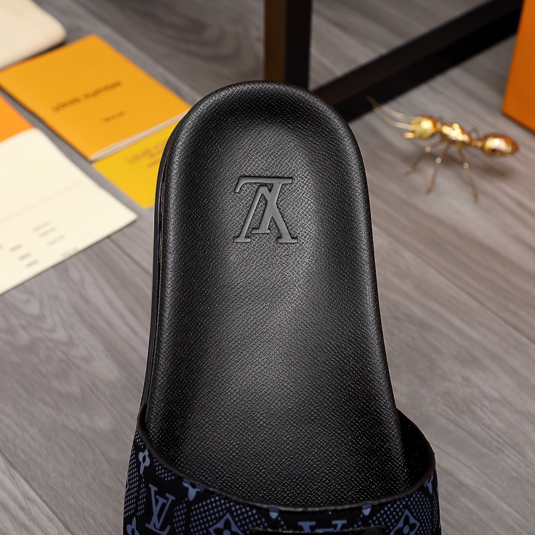 Louis Vuitton Monogram Slippers - DopestKickz