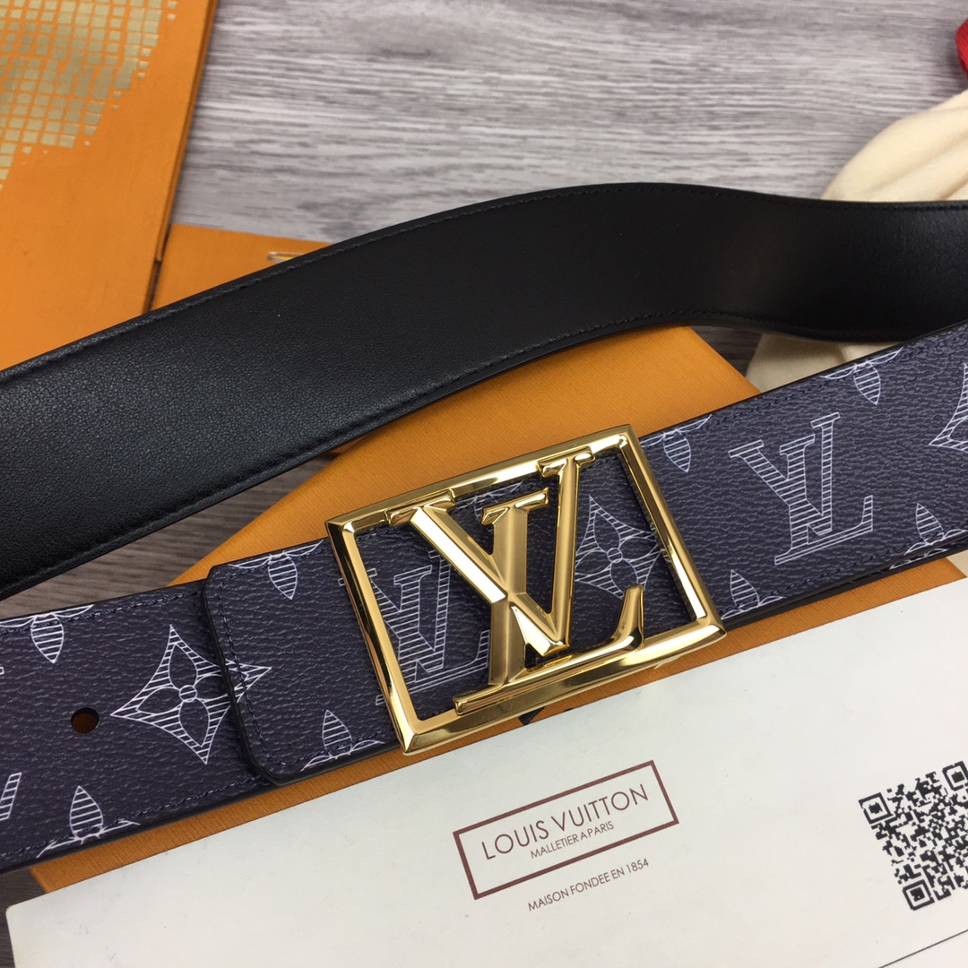 Louis Vuitton Shape 40MM Reversible Belt - DopestKickz