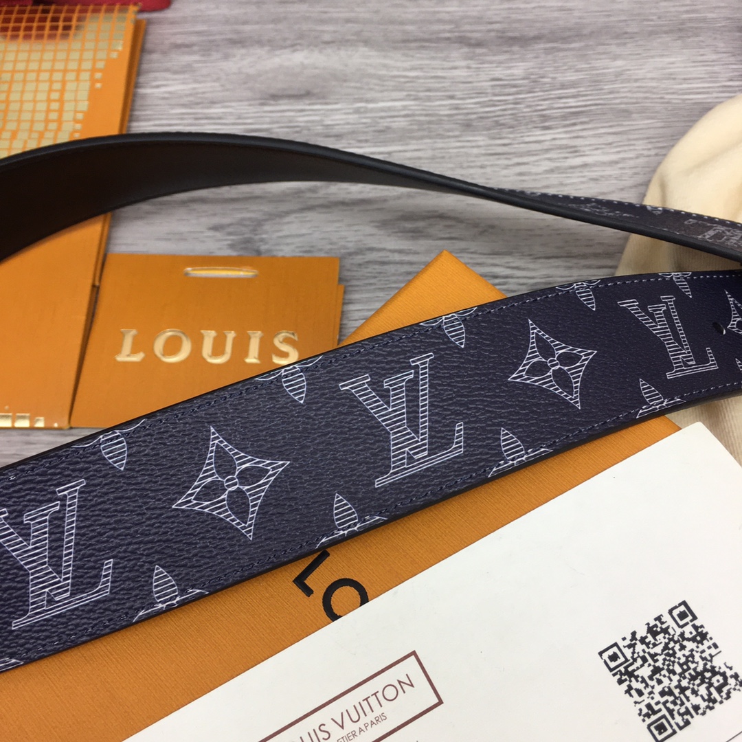 Louis Vuitton Shape 40MM Reversible Belt - DopestKickz