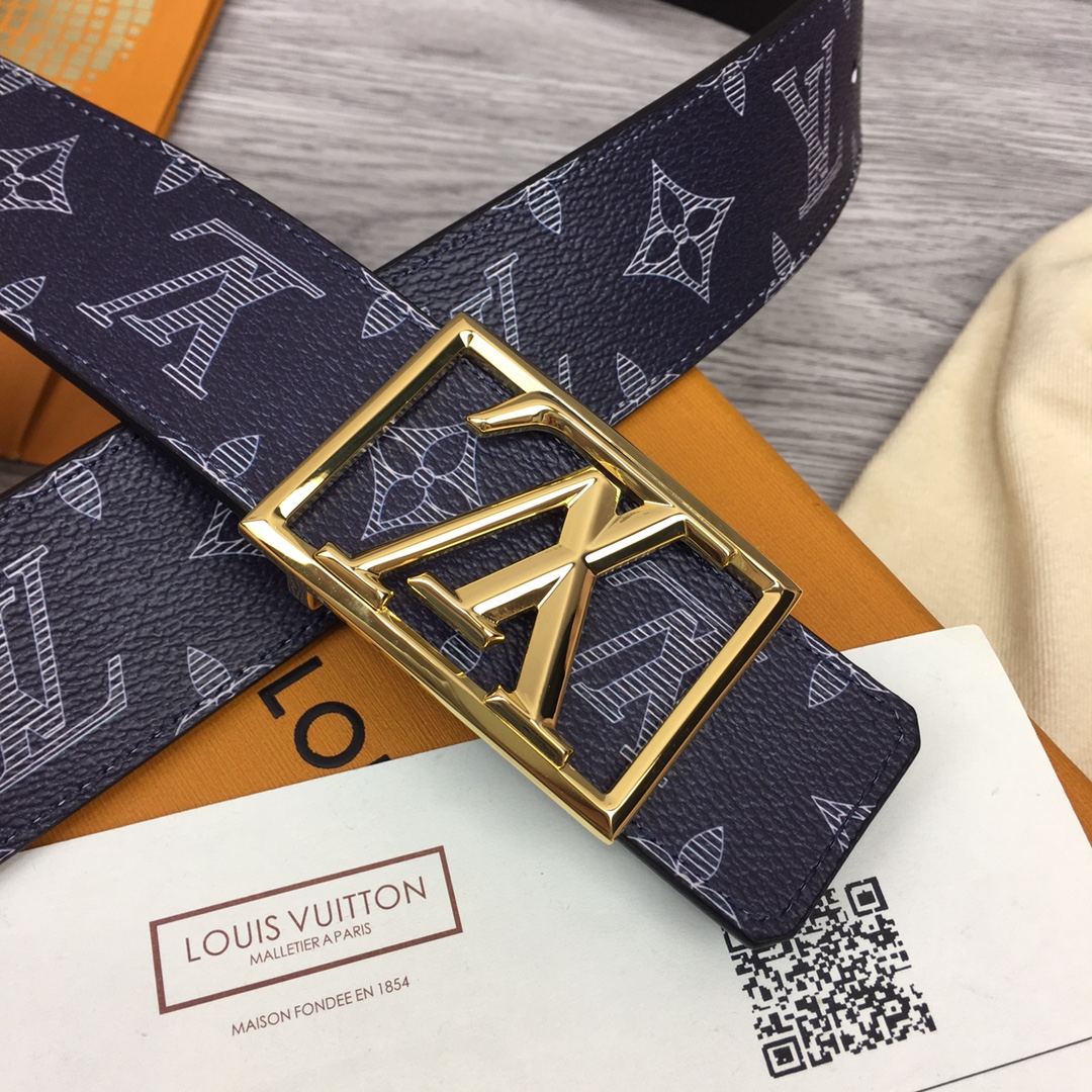 Louis Vuitton Shape 40MM Reversible Belt - DopestKickz