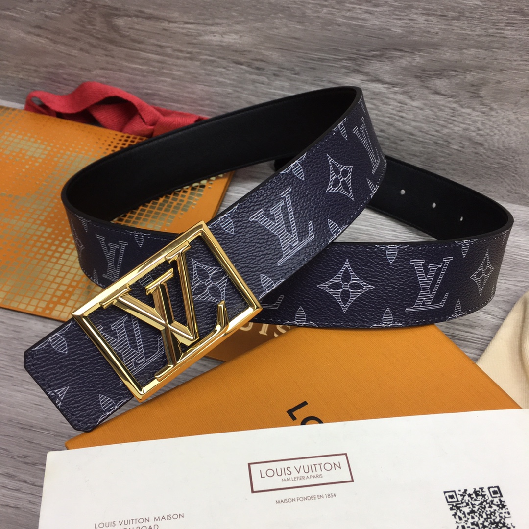 Louis Vuitton Shape 40MM Reversible Belt - DopestKickz