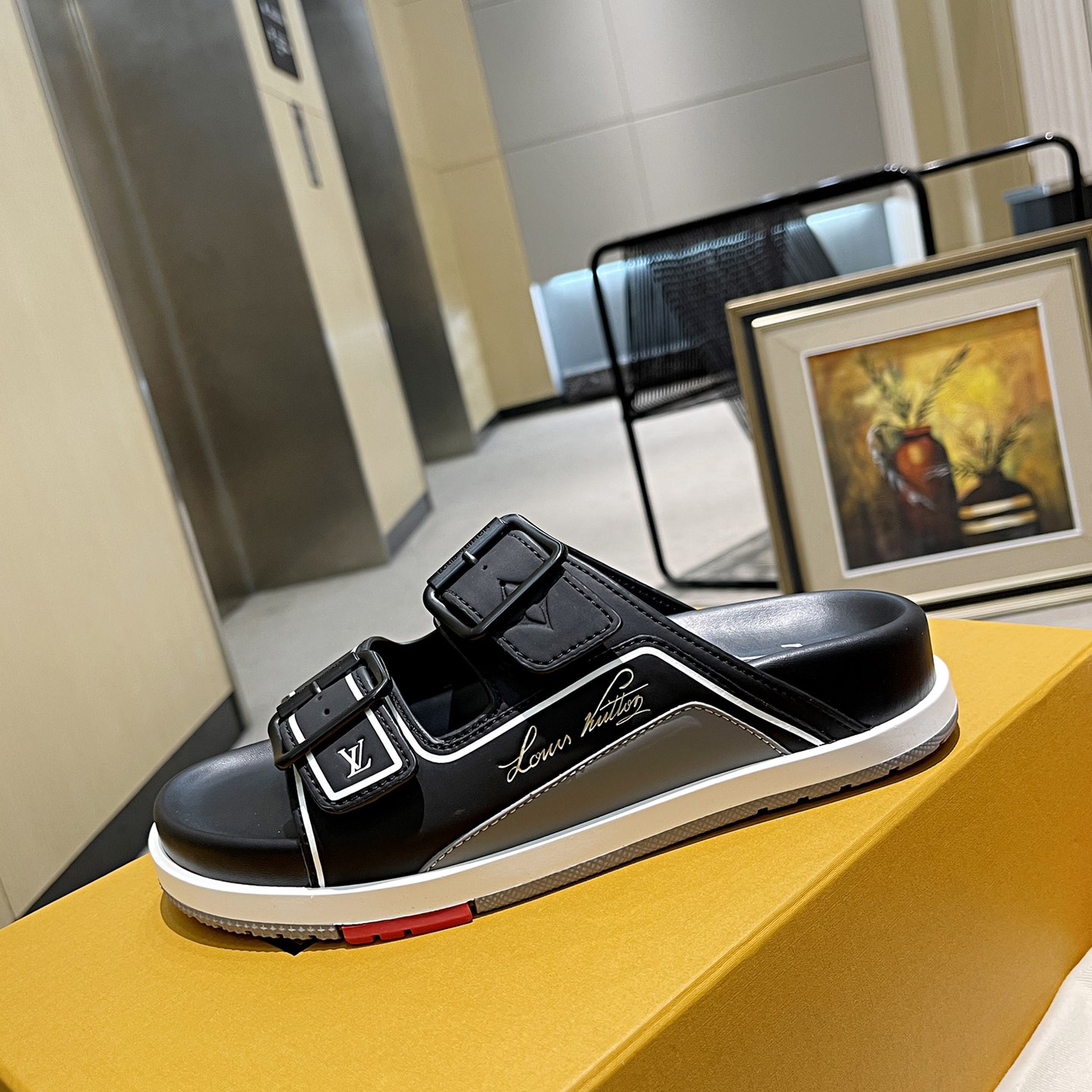 Louis Vuitton Men's Trainer Slippers - DopestKickz