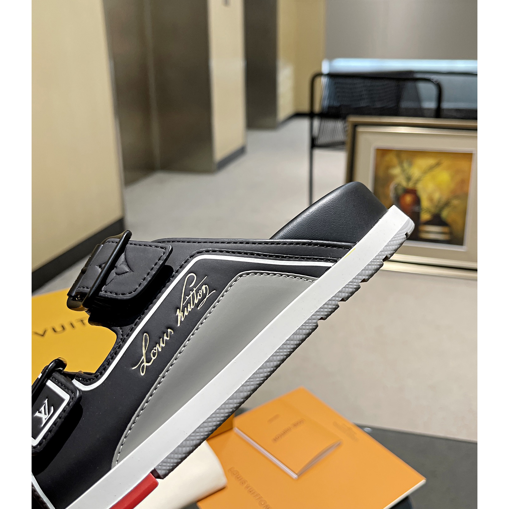 Louis Vuitton Men's Trainer Slippers - DopestKickz