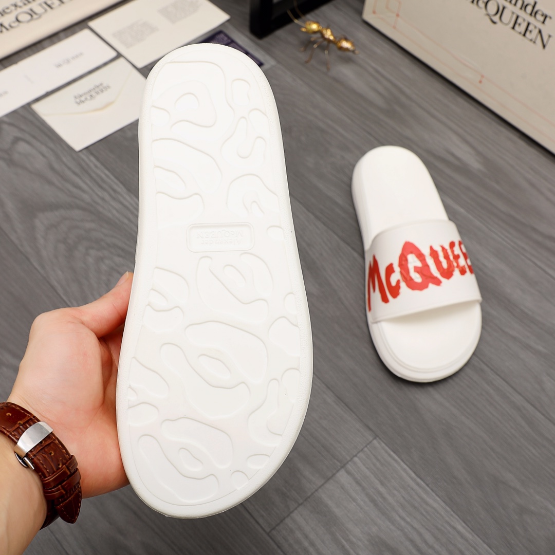 Alexander Mqueen Logo Slipper - DopestKickz