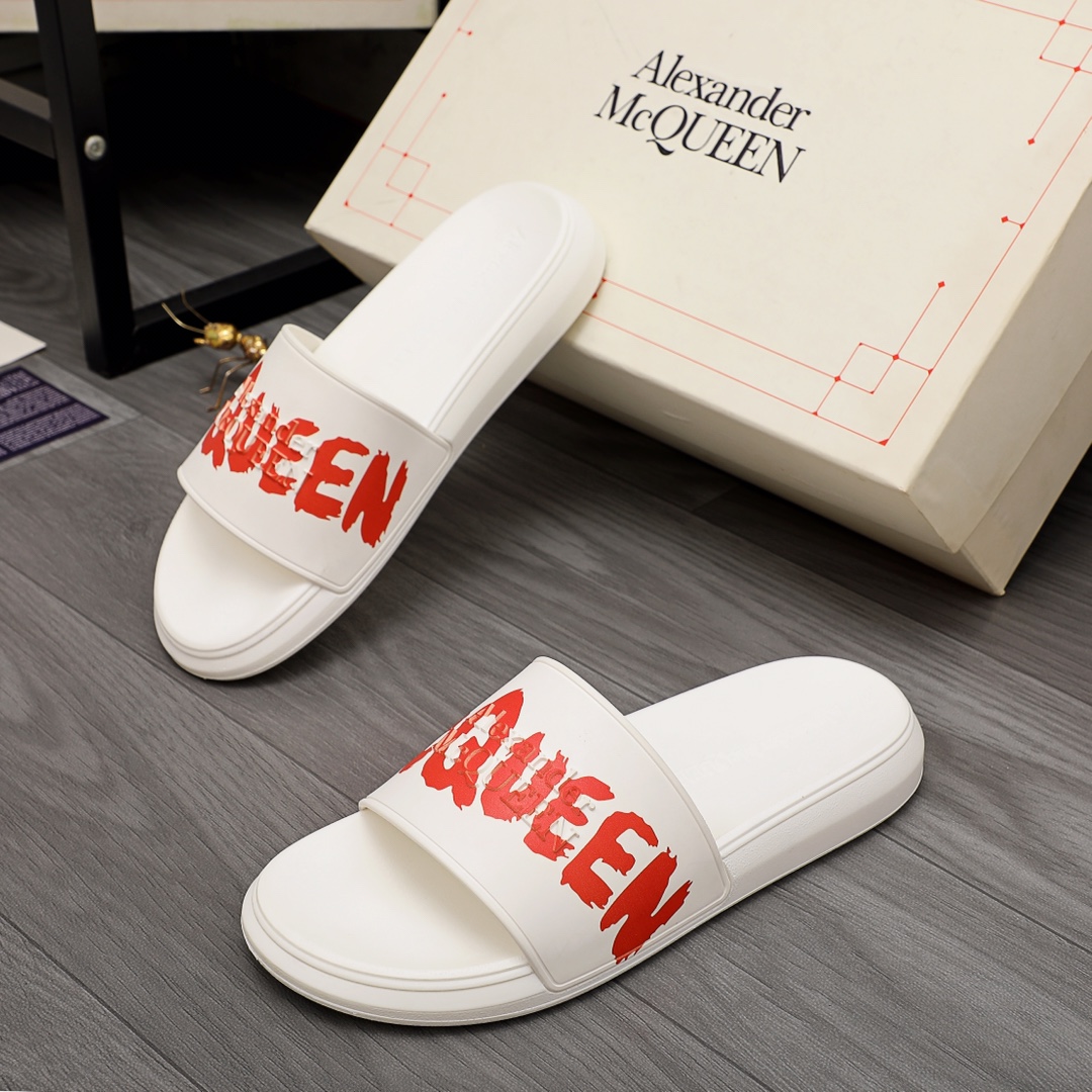 Alexander Mqueen Logo Slipper - DopestKickz