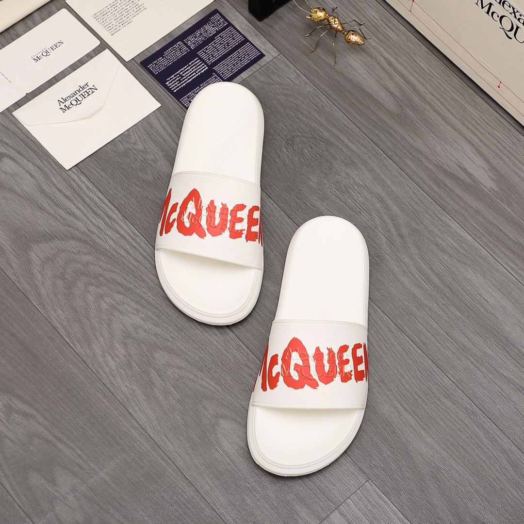 Alexander Mqueen Logo Slipper - DopestKickz