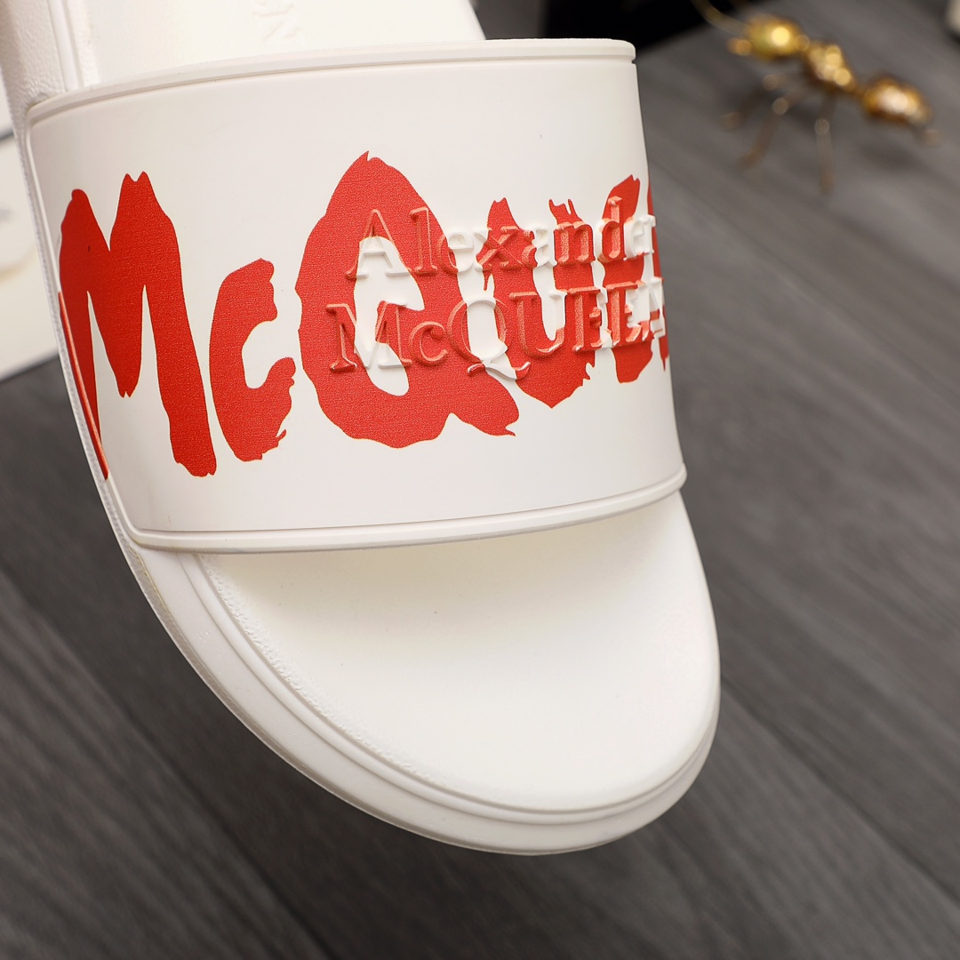 Alexander Mqueen Logo Slipper - DopestKickz