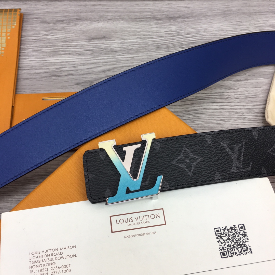 Louis Vuitton Shape 40MM Reversible Belt - DopestKickz
