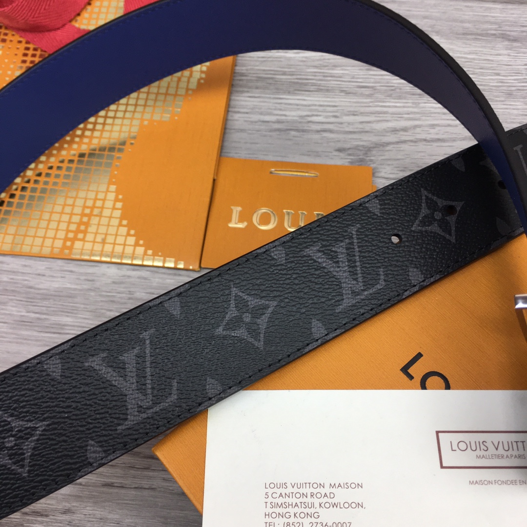 Louis Vuitton Shape 40MM Reversible Belt - DopestKickz