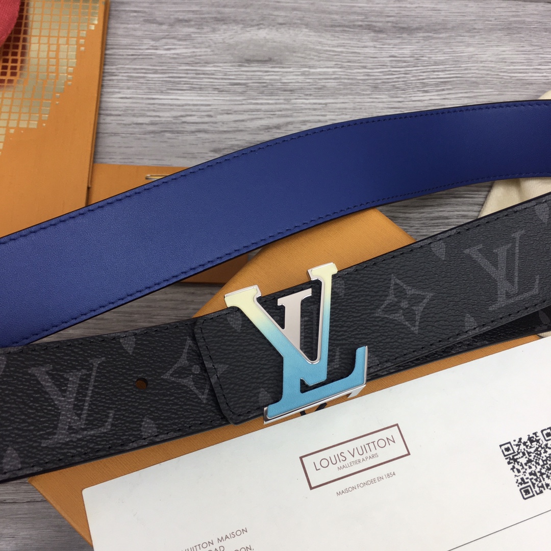 Louis Vuitton Shape 40MM Reversible Belt - DopestKickz
