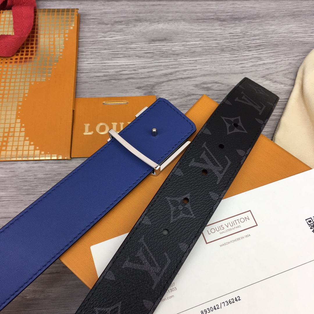Louis Vuitton Shape 40MM Reversible Belt - DopestKickz