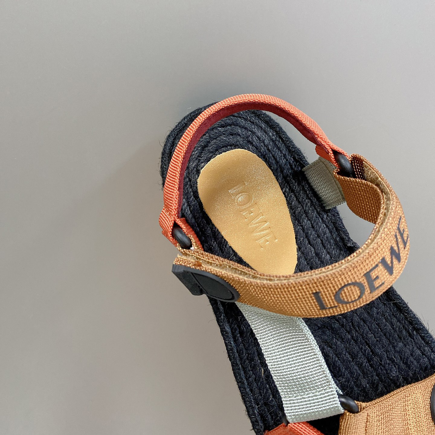 Loewe Strappy Espadrille In Nylon - DopestKickz