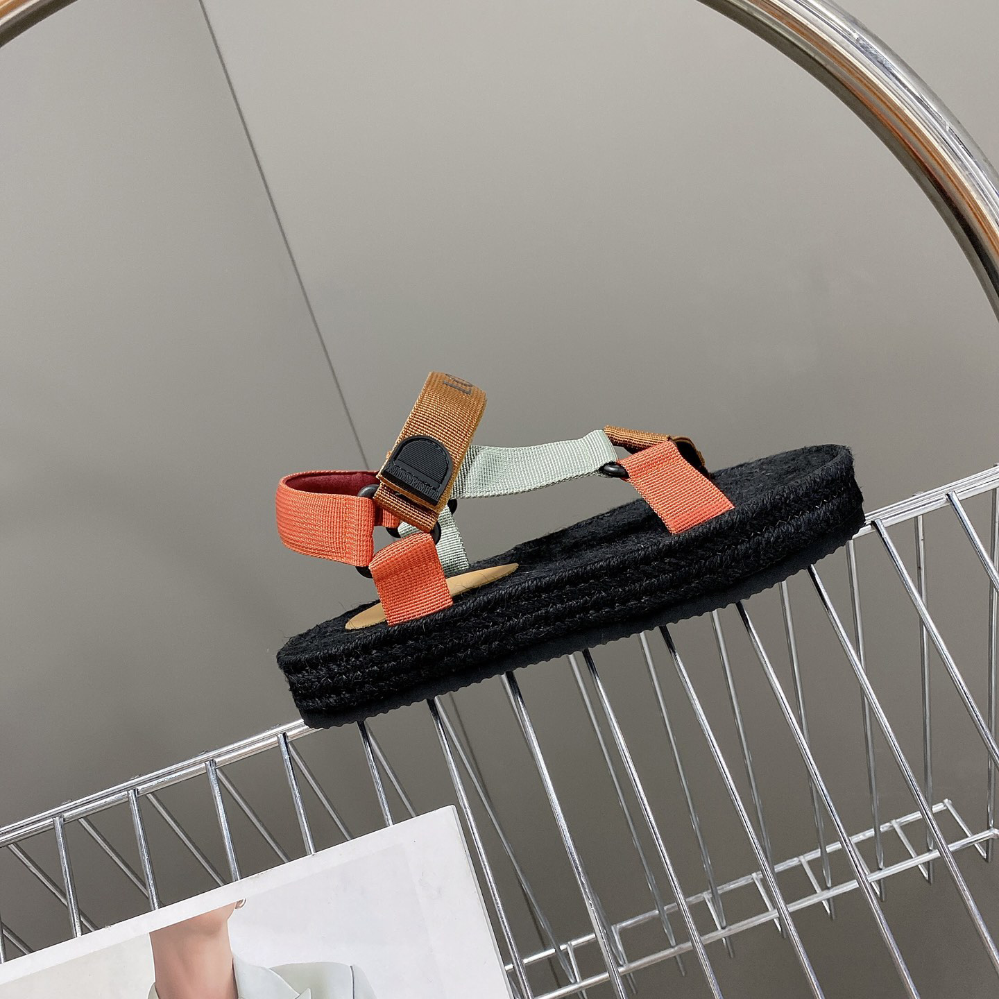 Loewe Strappy Espadrille In Nylon - DopestKickz