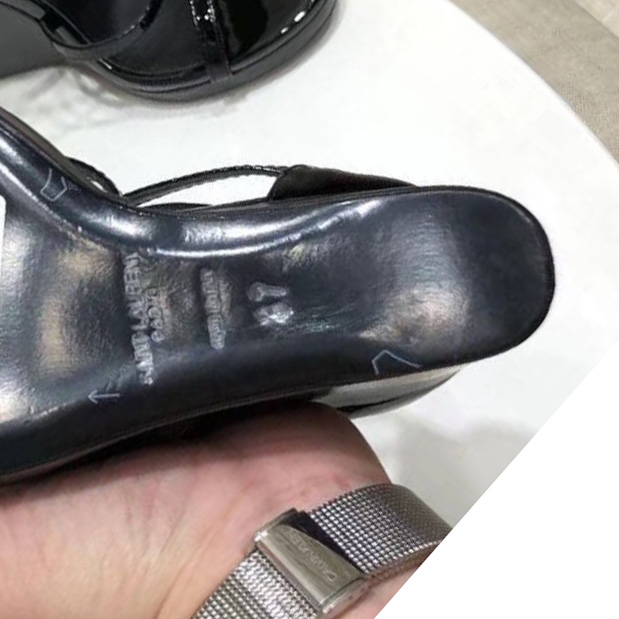 Saint Laurent Cassandra Wedge Espadrilles In Leather With Black Monogram - DopestKickz