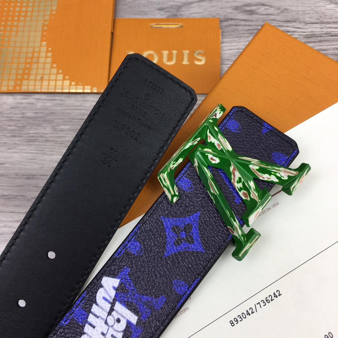 Louis Vuitton Gradient Shape 40MM Reversible Belt - DopestKickz