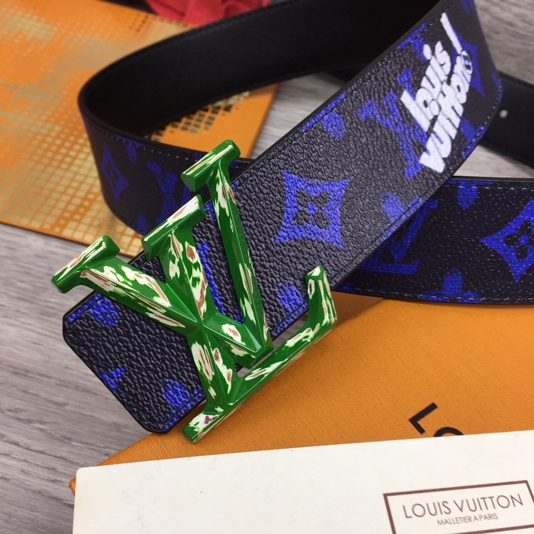 Louis Vuitton Gradient Shape 40MM Reversible Belt - DopestKickz