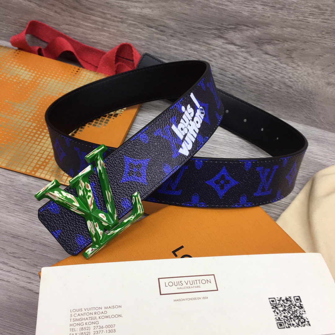 Louis Vuitton Gradient Shape 40MM Reversible Belt - DopestKickz