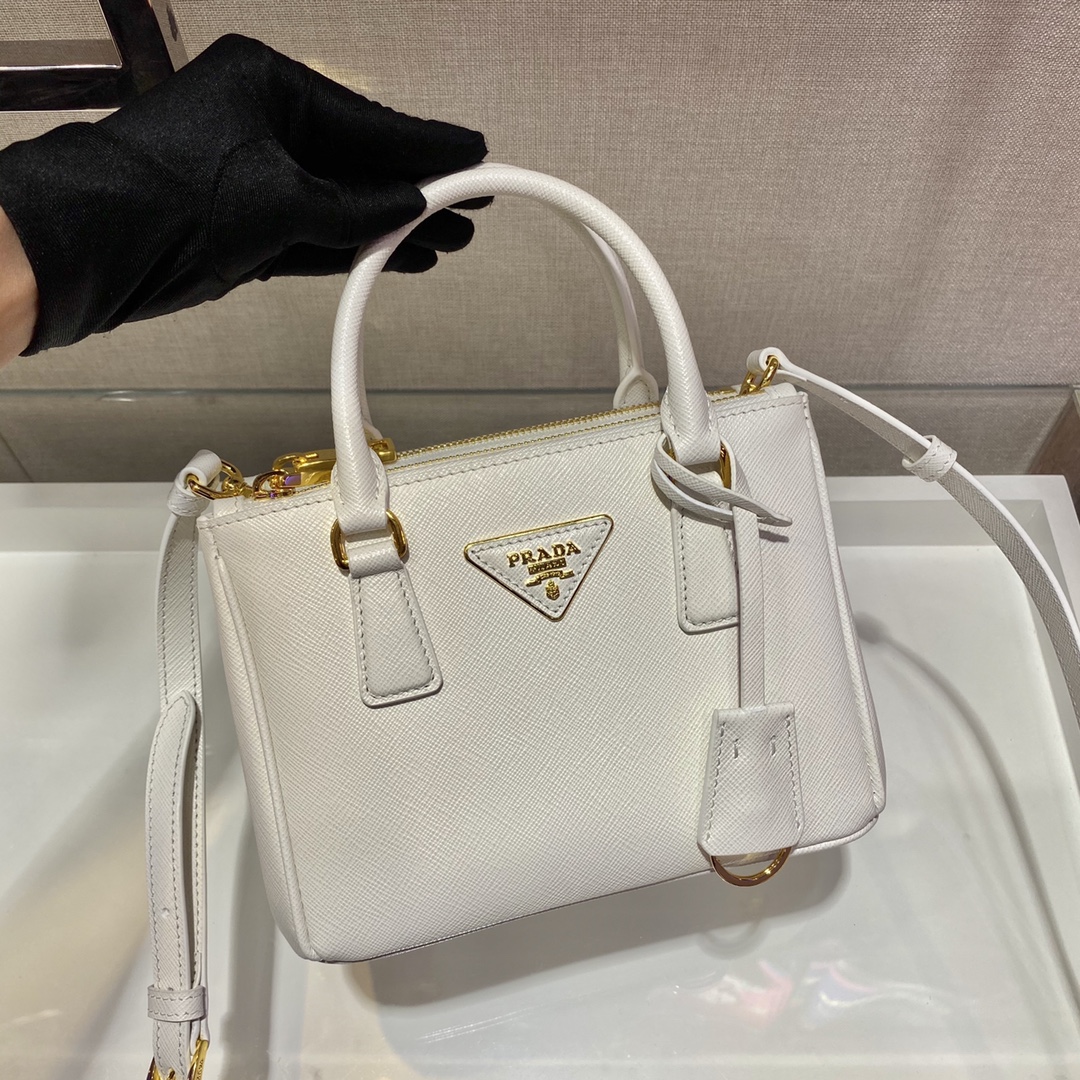 Prada Galleria Saffiano Leather Micro-Bag(20-14.5-9.5cm)   1BA906 - DopestKickz