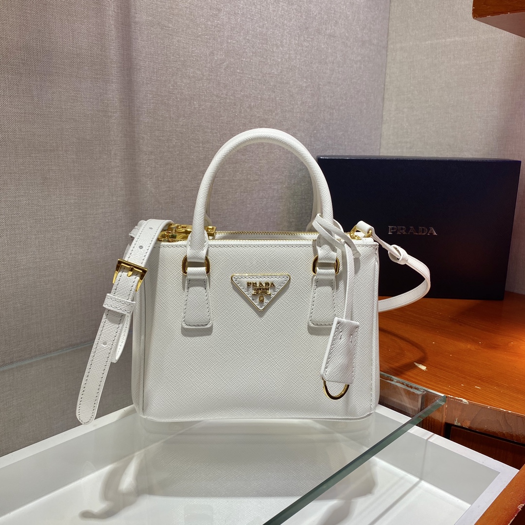 Prada Galleria Saffiano Leather Micro-Bag(20-14.5-9.5cm)   1BA906 - DopestKickz