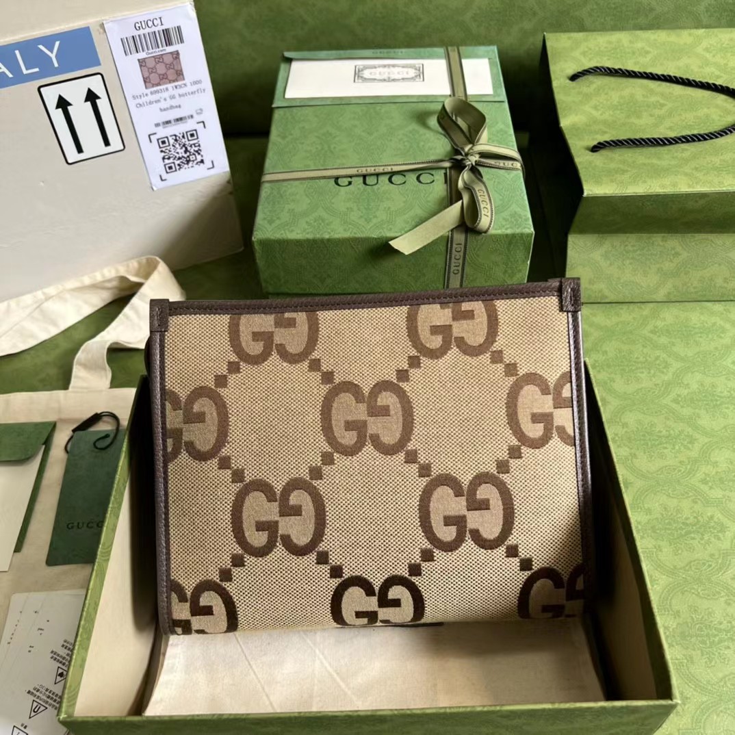 Gucci Jumbo GG Pouch(26-20-6CM) - DopestKickz