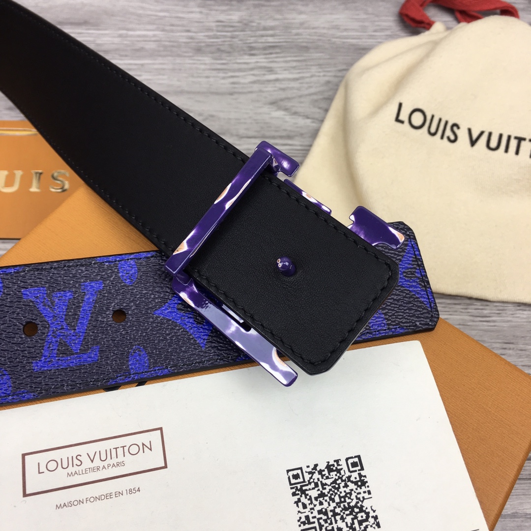 Louis Vuitton Gradient Shape 40MM Reversible Belt - DopestKickz