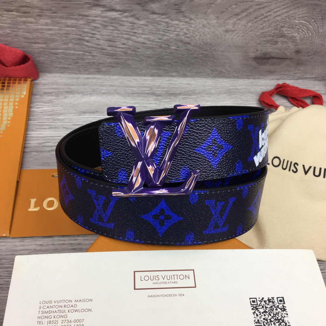 Louis Vuitton Gradient Shape 40MM Reversible Belt - DopestKickz