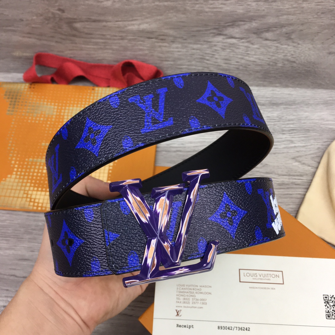 Louis Vuitton Gradient Shape 40MM Reversible Belt - DopestKickz