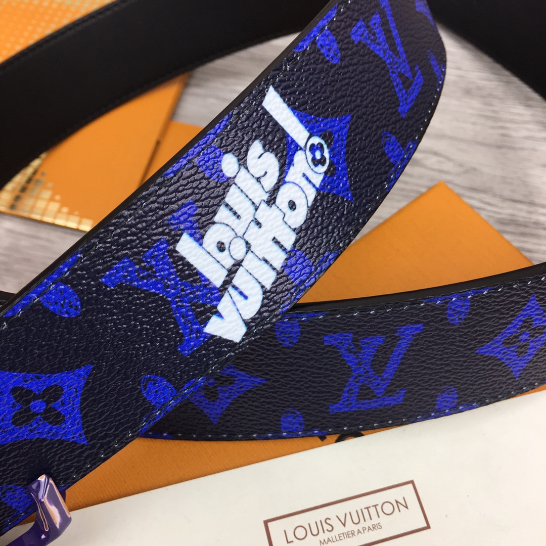 Louis Vuitton Gradient Shape 40MM Reversible Belt - DopestKickz