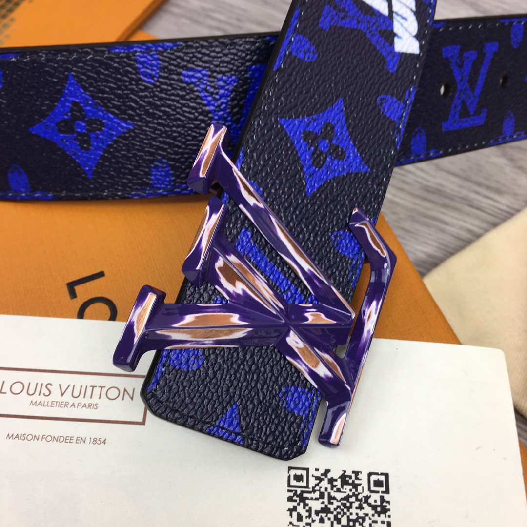 Louis Vuitton Gradient Shape 40MM Reversible Belt - DopestKickz