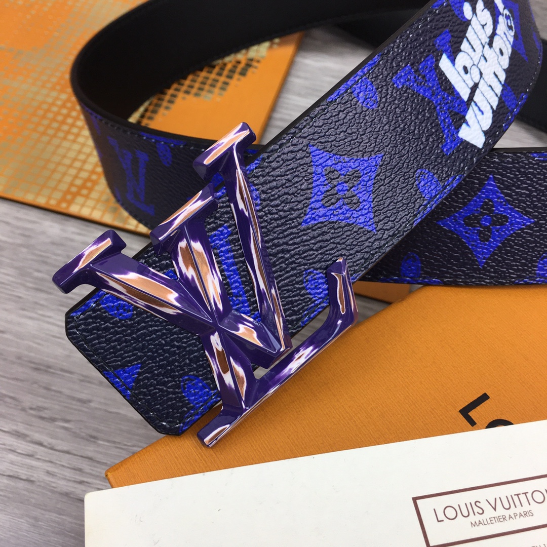 Louis Vuitton Gradient Shape 40MM Reversible Belt - DopestKickz