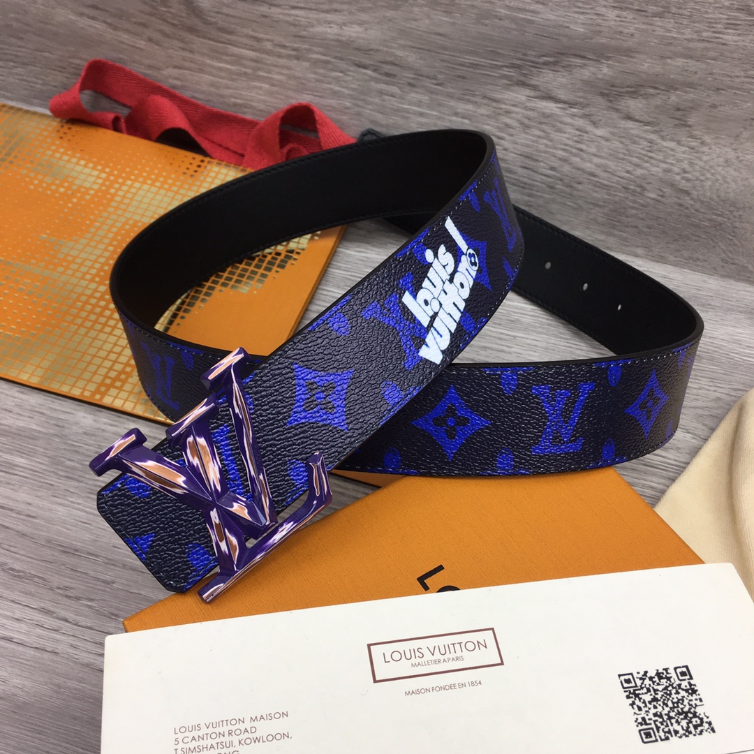 Louis Vuitton Gradient Shape 40MM Reversible Belt - DopestKickz