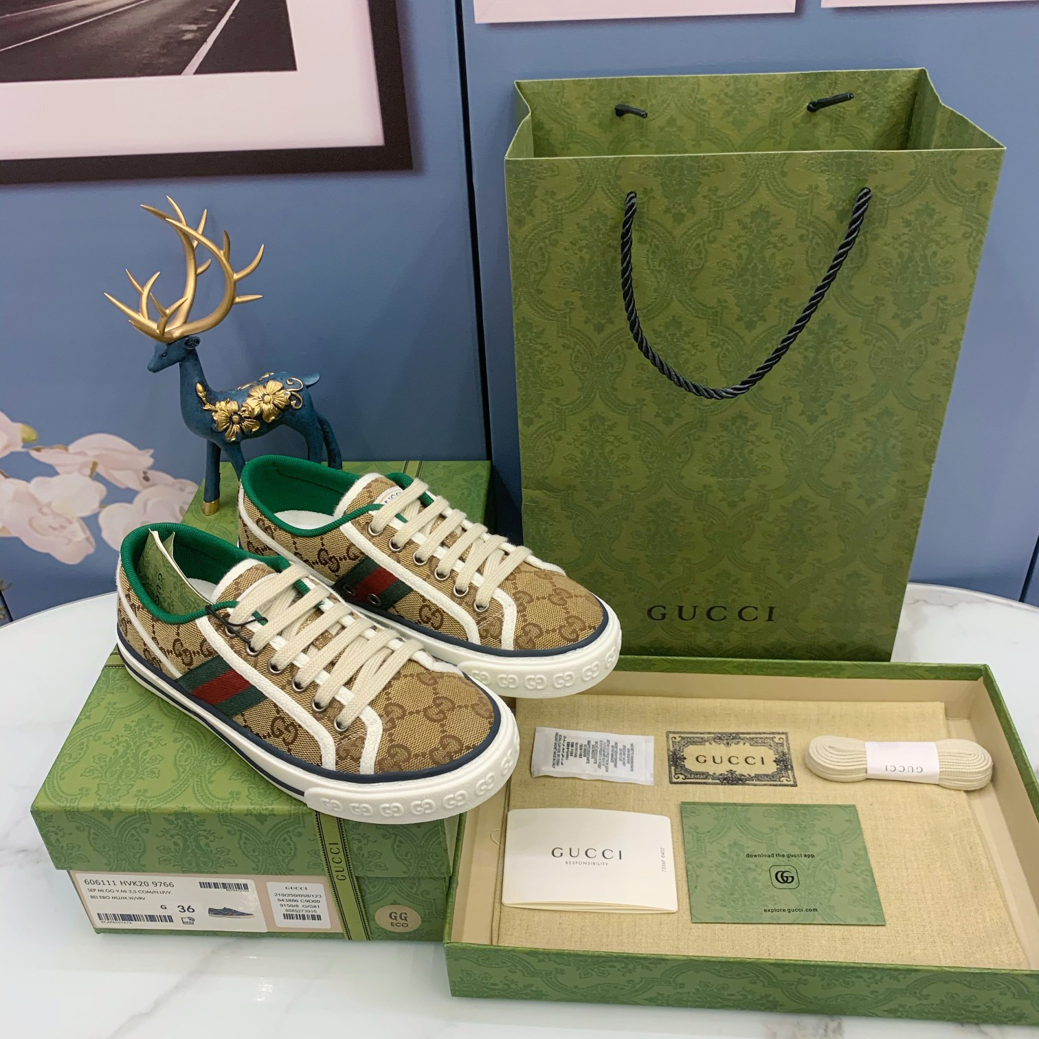 Gucci Tennis 1977 Sneaker - DopestKickz